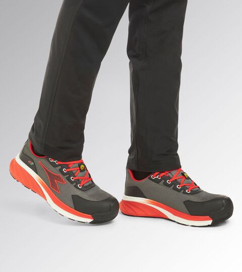 Calzado bajo de seguridad VORTEX DA2 LOW S1PS SC SR HRO ESD VERDE ENTOMO/ROJO - Utility